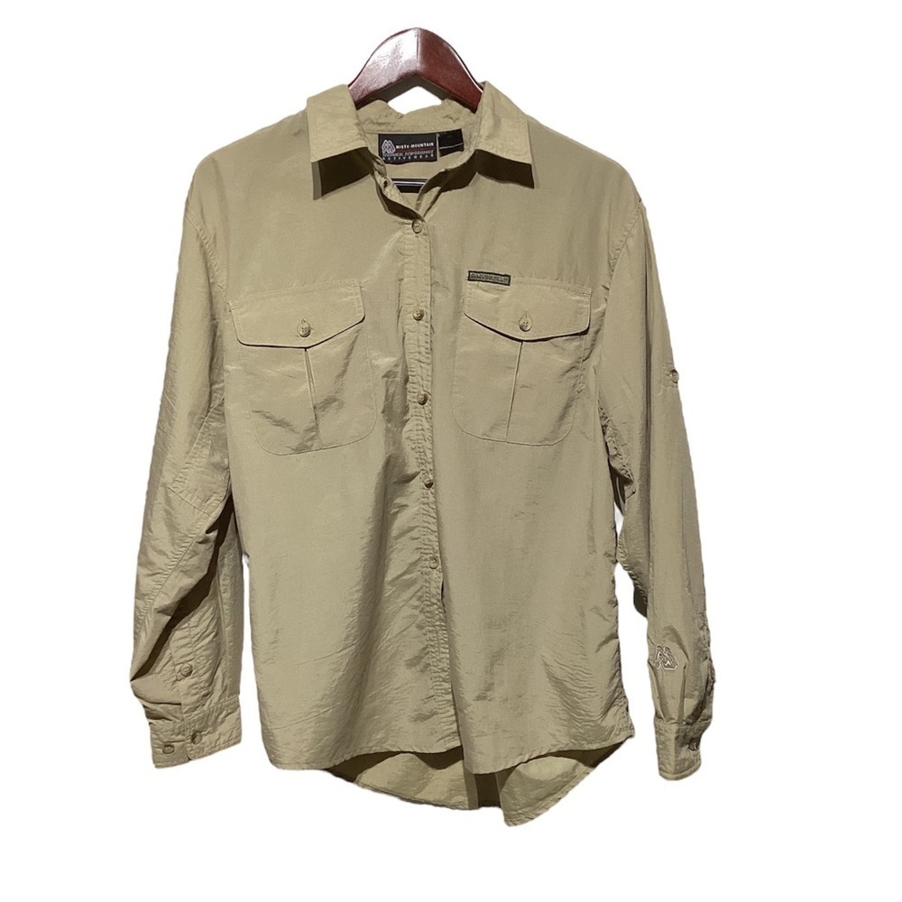 MISTY Mountain Outdoors Technical Performance Men Long Sleeves Shirt Size M